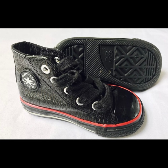 Converse All Star High Top Pin Stripe Black 5 - Picture 5 of 5